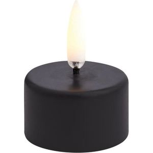 Uyuni led-waxinelichtje tealight h4 x r2,5cm plain black