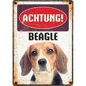 Plenty Gifts Waakbord Hond Beagle 21 X 14,8 Cm Bruin (de)