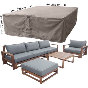 Raffles Covers loungesethoes - 275 x 215 H: 70 cm - RLS275215 - Waterdicht | Solution Dyed | UV-bestendig | Elastisch trekkoord | Airvents - Beschermhoes tuinmeubelen