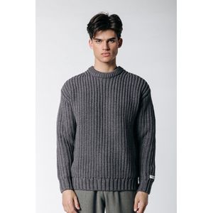 Colourful Rebel Dean Garment Dye Rib Knit Sweater - L