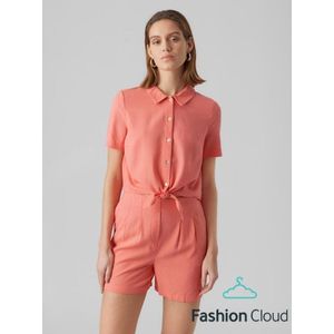 Vero Moda My Milo Ss Shirt Georgia Peach ROOD S