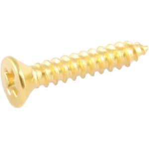 Allparts GS3397002 Gouden Korte Humbucking Ring Schroeven - 8 Stuks
