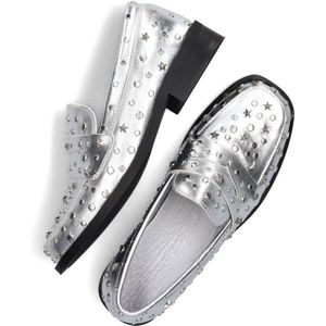 Fabienne Chapot Pim Studs Loafers - Instappers - Dames - Zilver - Maat 38