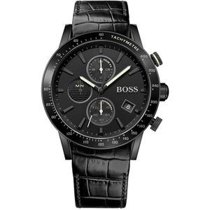 Hugo Boss HB1513389 horloge heren - zwart - edelstaal PVD zwart