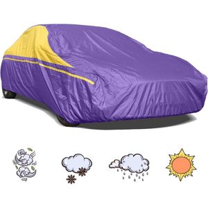Waterdichte universele autohoes - zware 420D Oxford - ademend en winddicht - sneeuwbestendig - UV-bescherming - sedanlengte tot 190 inch Autohoes