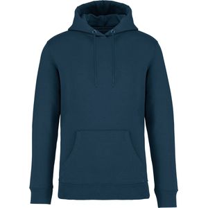 Biologische unisex hoodie met capuchon merk Native Spirit Peacock Blue - 3XL