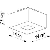 Sollux Lighting - Plafondspot MONO 1 zwart