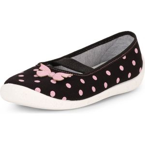 Ladeheid Kinder Pantoffels - Sloffen - Muizen - Unisex - 25 - Zwarte stippen - LA-RW-Sylwia