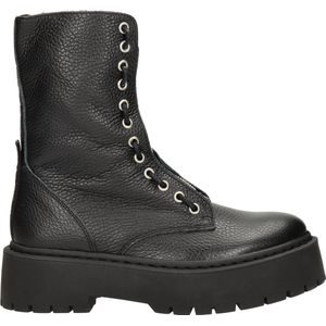 Steve Madden Odilia dames veterboot - Zwart - Maat 38