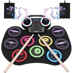 Elektrisch Drumstel - Drumset - Met LED-Kleurenscherm - Audio Met Hoofdtelefoonaansluiting - Elektronisch Drumstel - Drum Kit - Met
