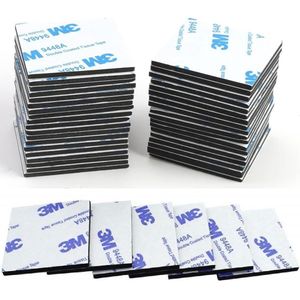 Dubbelzijdige sterke kleefpads – 40 mm x 40 mm – 48 stuks – waterdicht