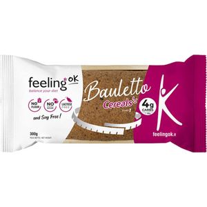 Feeling OK | Bauletto Cereals | 1 x 300 gram | Koolhydraatarm Brood| Perfect voor een koolhydraatarm ontbijt of lunch