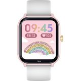 Ice Watch Ice Smart Junior 2.0 - Pink - White 022797 Horloge - Siliconen - Wit - Ø 38 mm
