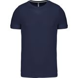 T-shirt korte mouwen met crew neck Kariban Donkerblauw - 3XL