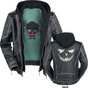 Suicide Squad The Joker Lederen jas zwart XL Heren