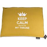 COVER BOXBED KEEP CALM 90X65 HONEY YELLOW