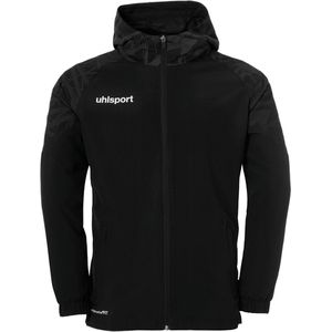 Uhlsport Goal 25 Sweater Met Kap Kinderen - Zwart / Antraciet | Maat: 164