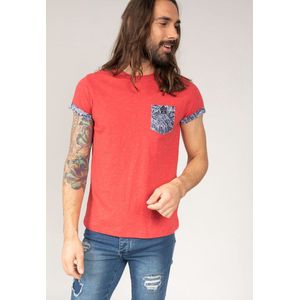 DEELUXE Gemêleerd T-shirt met bedrukte detailsSHAMAR Light Red Mel