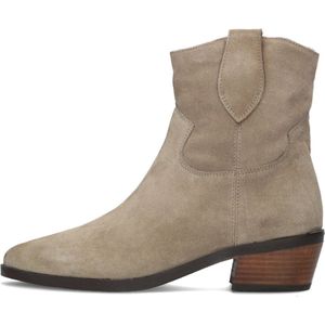 Notre-V Fru110 Enkellaarsjes - Enkelboots met rits - Dames - Beige - Maat 42