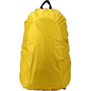 *** Gele Backpack Raincover 35L- Tassenhoes - Waterafstotend - Bagcover - Rugzakhoes - Regenhoes voor Rugzak - Waterdicht - van Heble® ***