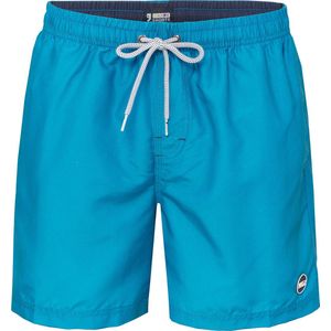 Happy Shorts Heren Zwemshort Effen Teal Blauw - Maat XL - Zwembroek