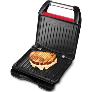 George Foreman 25040-56 Steel Grill Family - Rood - Contactgrill