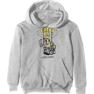 Green Day - Longview Doodle Hoodie/trui - L - Wit