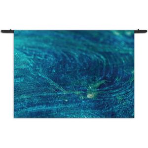 Mezo Wandkleed Blue Ice Rechthoek Horizontaal XXL (130 X 180 CM) - Wandkleden - Met roedes