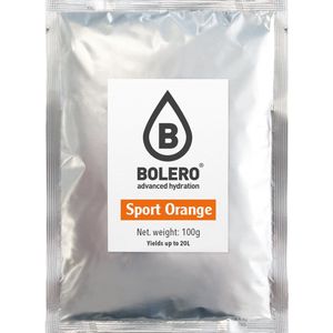 Bolero Siropen – Sport Orange Grootverpakking / Bulk (zak van 100 gram)