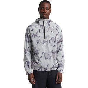 Superdry Run Lw Waterproof Shell Jas Grijs L Man