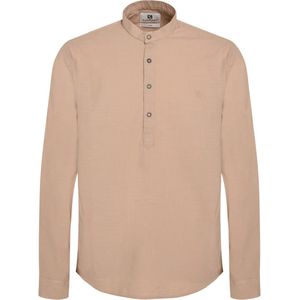Gabbiano Overhemd Shirt 334535 Latte Brown Mannen Maat - 3XL