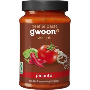G’woon - Pastasaus Piccante - 490g