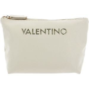 VALENTINO Toilettas Olive Soft Cosmetic Case Ecru Wit