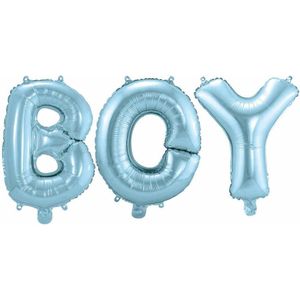 Geboorte Ballonnen Letter Set Boy 36cm