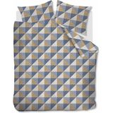 Beddinghouse Stairs - Flanel - Dekbedovertrek - Eenpersoons - 140x200/220 cm cm - Gold