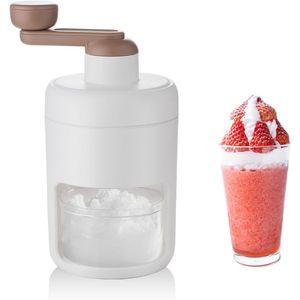 Draagbare Sneeuwkegel Machine - Makkelijk te Gebruiken IJsscheermachine met Gratis IJsblokjesbakken