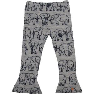 Flared broek olifanten grijs
