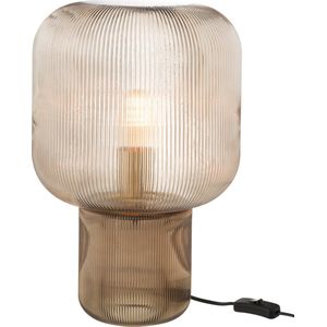 J-Line lamp - glas - bruin