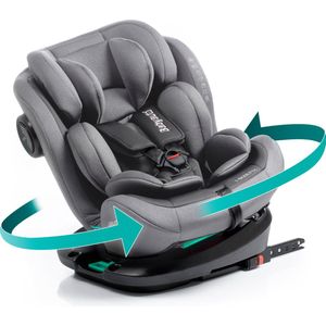 Babyauto autostoel Torna I size | 40-150 cm - 0 -36 kg - 0-12 jaar | kleur moon grey | nieuwste norm | groep 1 2 3 |