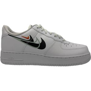 Nike Air Force 1 '07 Low Multi Swoosh - White Black - FN7807-100-Maat 40