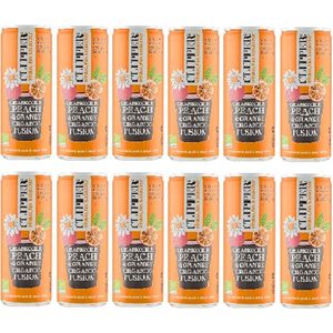 Clipper Infusion Peach Orange 12 blikken x 25 cl