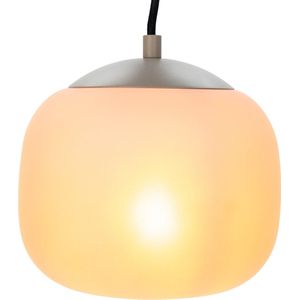 EGLO Cominio Hanglamp - E27 - Ø 18,5 cm - Zandkleurig/Taupe - Glas