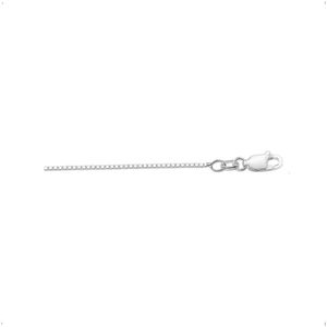 YO&NO - Ketting - Zilver - Venetiaans - 1.1mm - 70cm -  Sieraden Vrouw - Heren - Gerhodineerd - Zilver 925