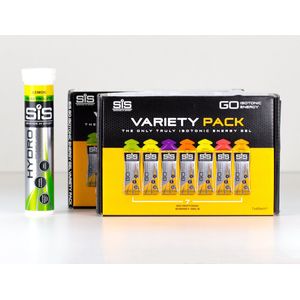 SIS ""Voordeelpakket"" Go Hydro Electrolyte Lemon Tablets (20 x 4,5g) + 2x GO Isotonic Energy Gels 7-Pack