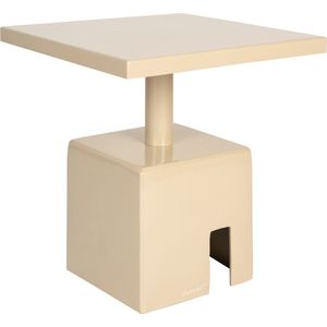 Zuiver Chubby Bijzettafel Vierkant 40x40 cm Beige