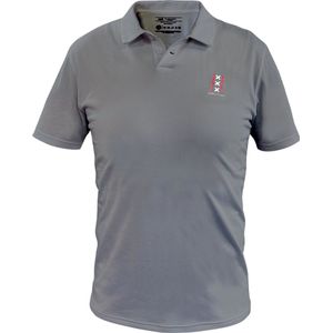 J.A.C. High Quality Dry-Fit Poloshirt Amsterdam Grijs Maat L