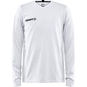 Craft Progress Longsleeve Basketbalshirt Kinderen - Wit | Maat: 122/128