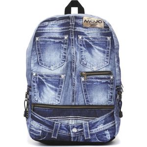 Mojo Backpacks Backpack Denim Day's Denim � Rugzak � Blauw