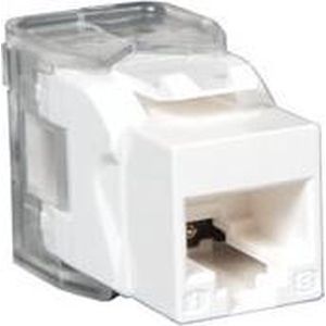 Tripp-Lite N238-001-WH-TF Toolless Cat6/5e Keystone Jack - White, TAA TrippLite