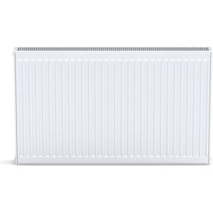30x140 cm Type 33 - 1889 Watt - 8 Aansluitingen - Compact Radiator - Wit - Erfu Paneelradiator